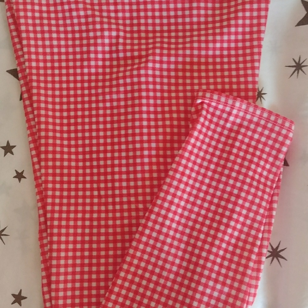 Black Milk Red Gingham Leggings NWOT Medium